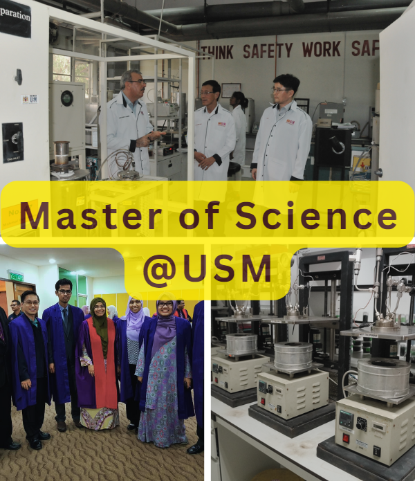 Master - USM SCHOOL OF CHEMICAL ENGINEERING